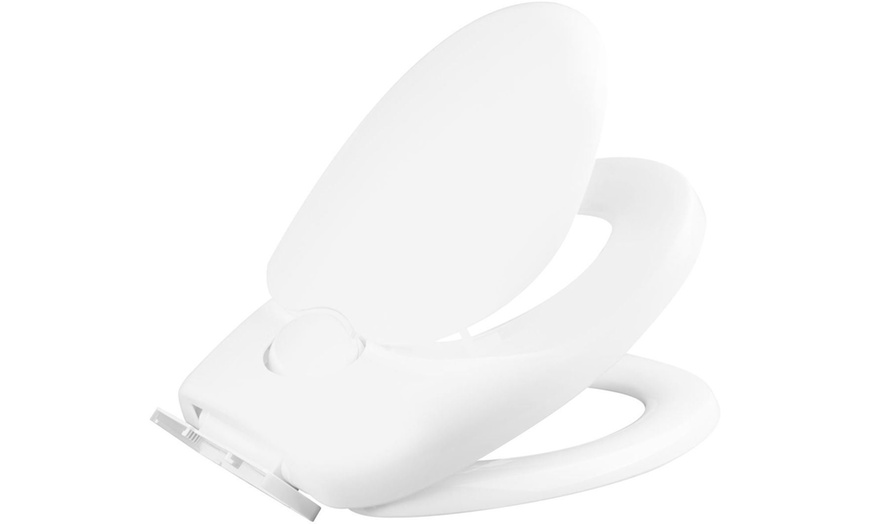 Image 3: Vinsani 2 in 1 Toilet Seat with Built-in Child Seat