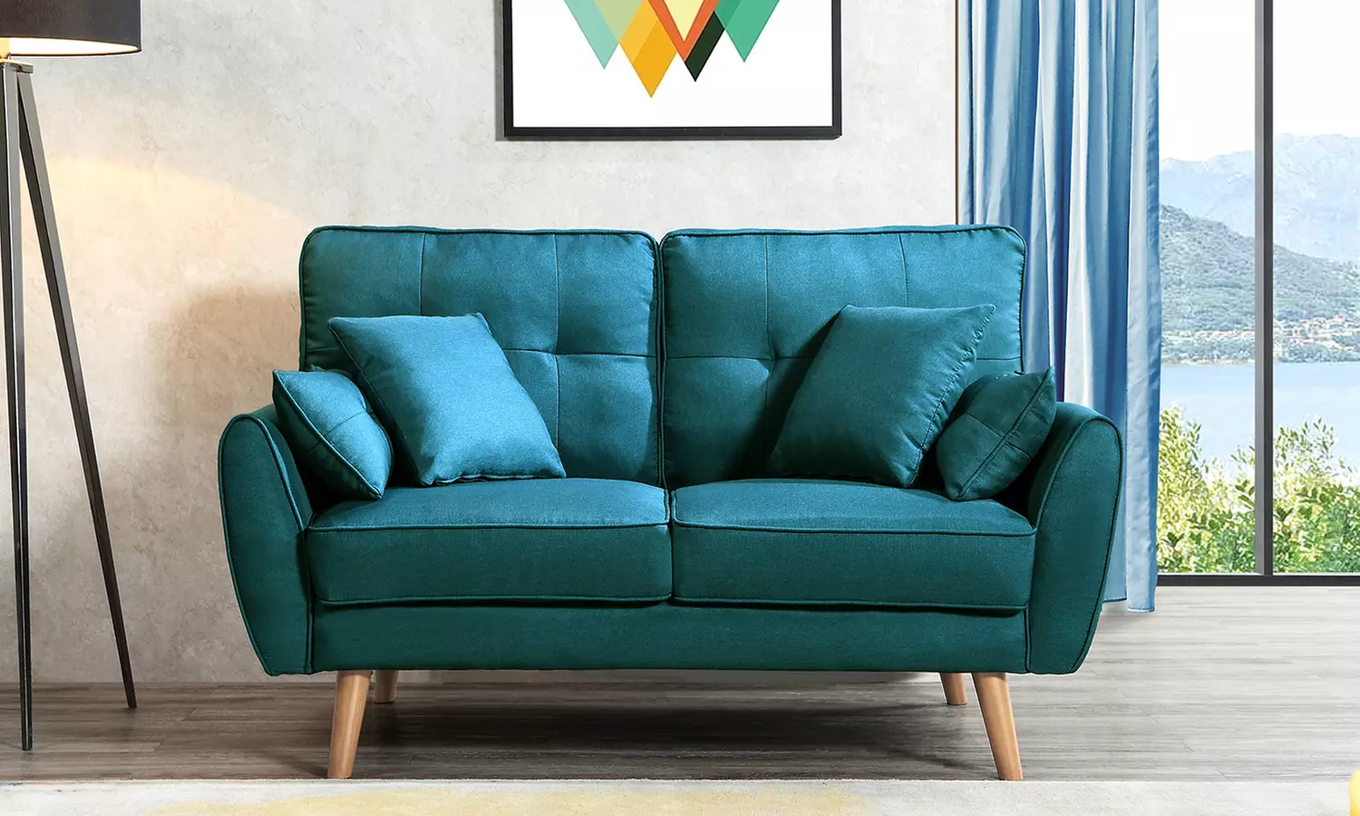 Canapé fixe 3 places et 2 places scandinave OTTO - Primary Image