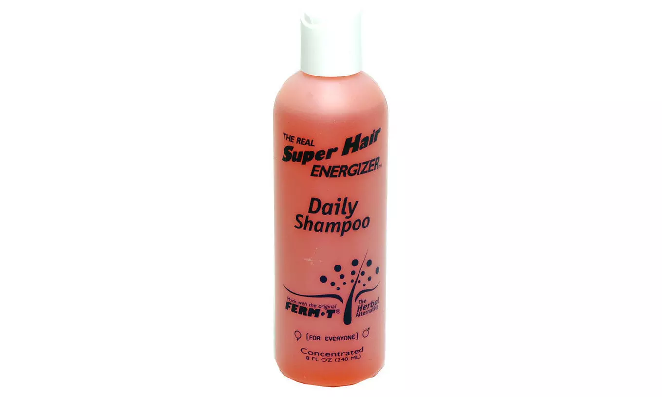 Super Hair Energizer Daily Ferm-T Shampoo, FRESH, BRAND NEW, SEALED, 8 Oz - Second Medium