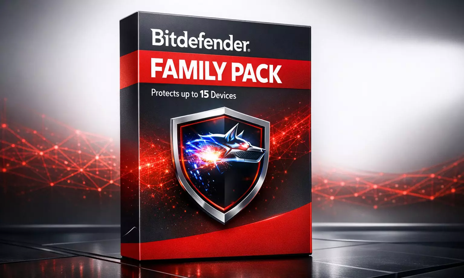 Bitdefender Family Pack 15 Devices, 1 Year subscription Up to 57% Off - Primary Image