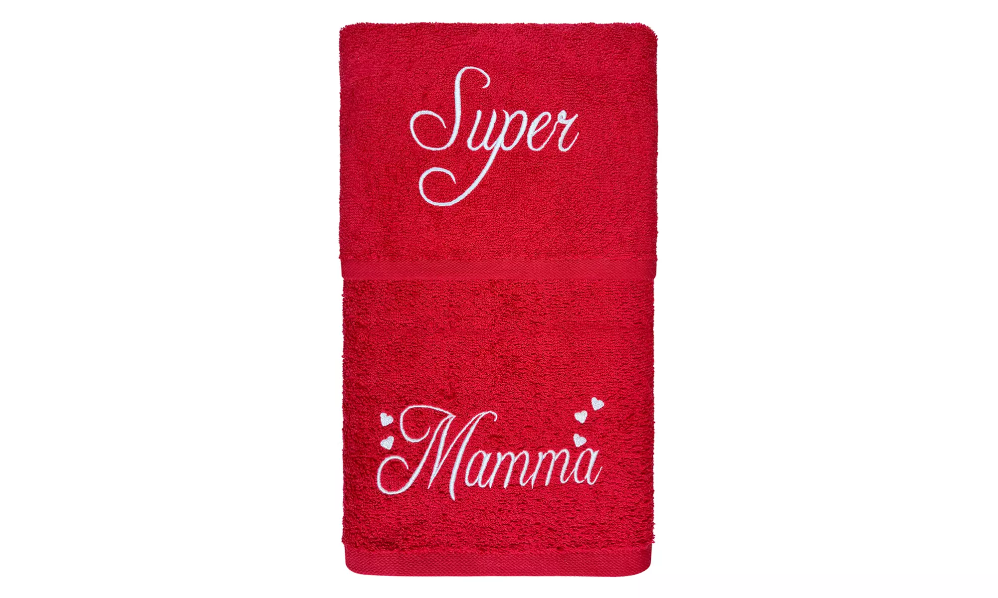 Coppia asciugamani idea regalo per la festa della mamma