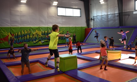 90-Minute Jump Pass for 1 Person, valid Any Day - Jump Time Meridian