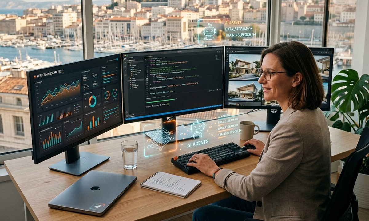 Formation en ligne à l'intelligence artificielle générative et création visuelle (jusqu'à 89% de remise)