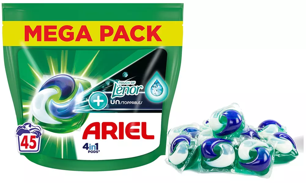 45, 90 of 180 Ariel All in One Ultra of Touch Lenor wasmiddelpods