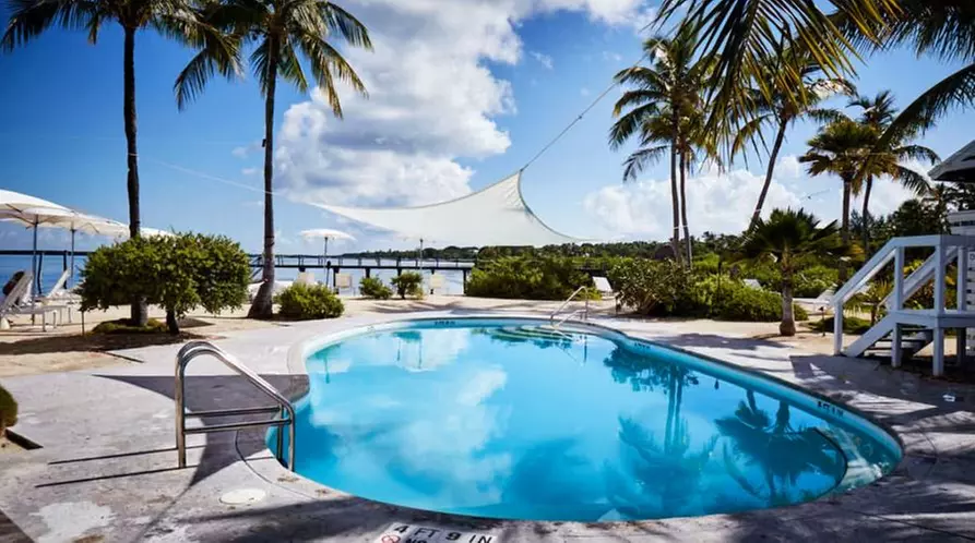 Relax by the water with stunning views and tropical vibes