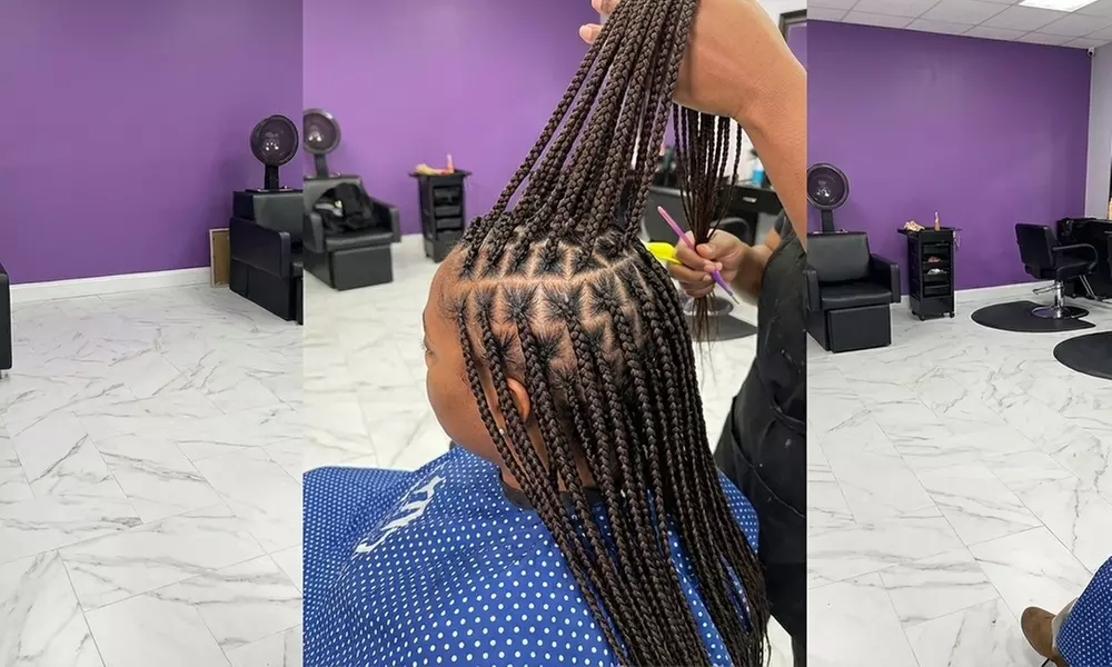 Knotless Braids: Large, Medium & Small Size Options