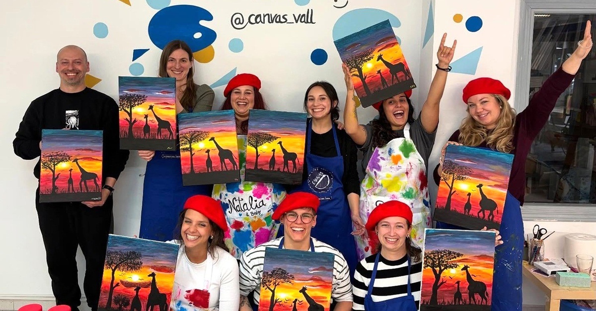 Taller de pintura acrílica en Valladolid para una o dos personas
