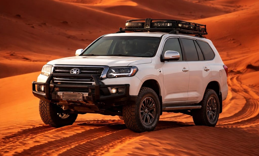 Image 9: Dive into Adventure: VIP Seating, 45-Min Dune Bashing & Falcon Photo