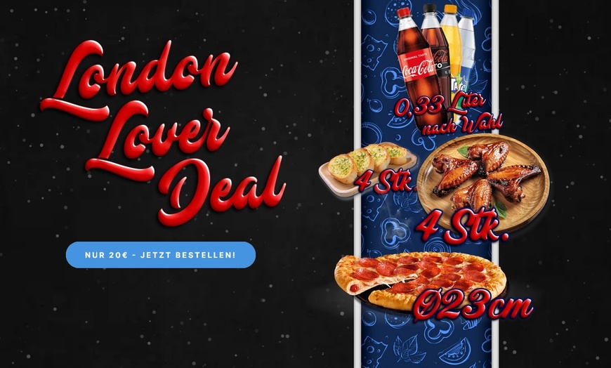 Image 6: Pizza nach Wahl inkl. Beilage und Getränk für 1, 2 oder 4 Personen