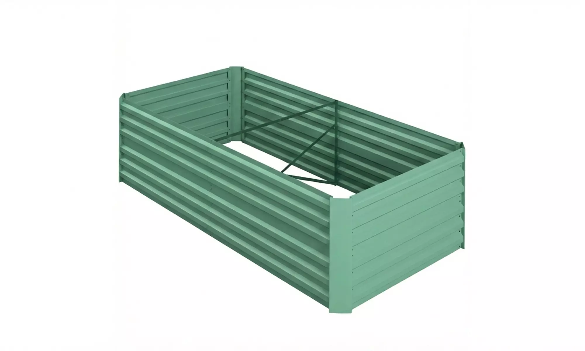 Galvanised Steel Raised Garden Planter Bed