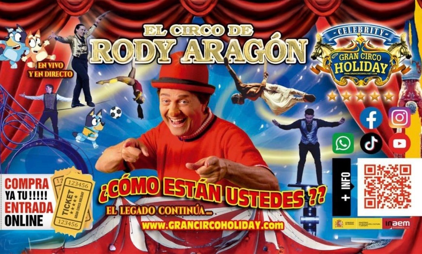 Image 1: Circo Holiday: entrada en tribuna a elegir en diciembre en Alcobendas