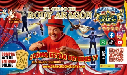Entrada en tribuna para el Circo Holiday en Alcobendas: Tribuna C / Domingo 7 de diciembre / 18.30 h - CIRCO HOLIDAY
