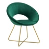 Image 4: Fauteuil rond en velours