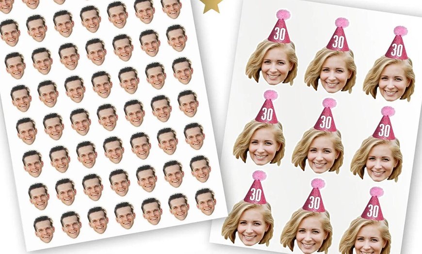 Image 9: Personalisierbare Aufkleber mit Namen oder Foto