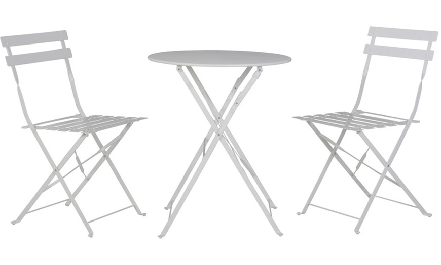 Image 6: Ensemble de table et chaises pliantes style bistrot