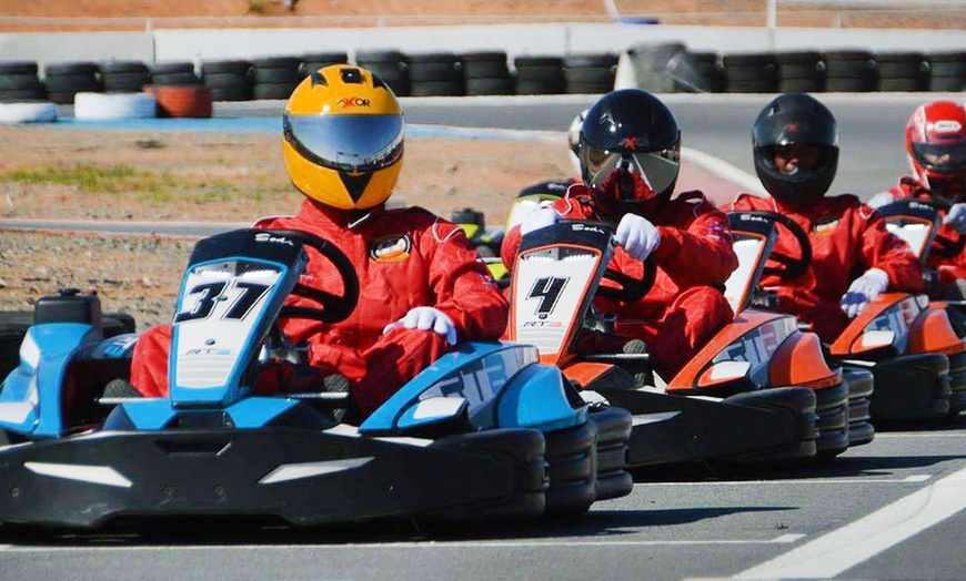 Image 1: Outdoor Karting Experience