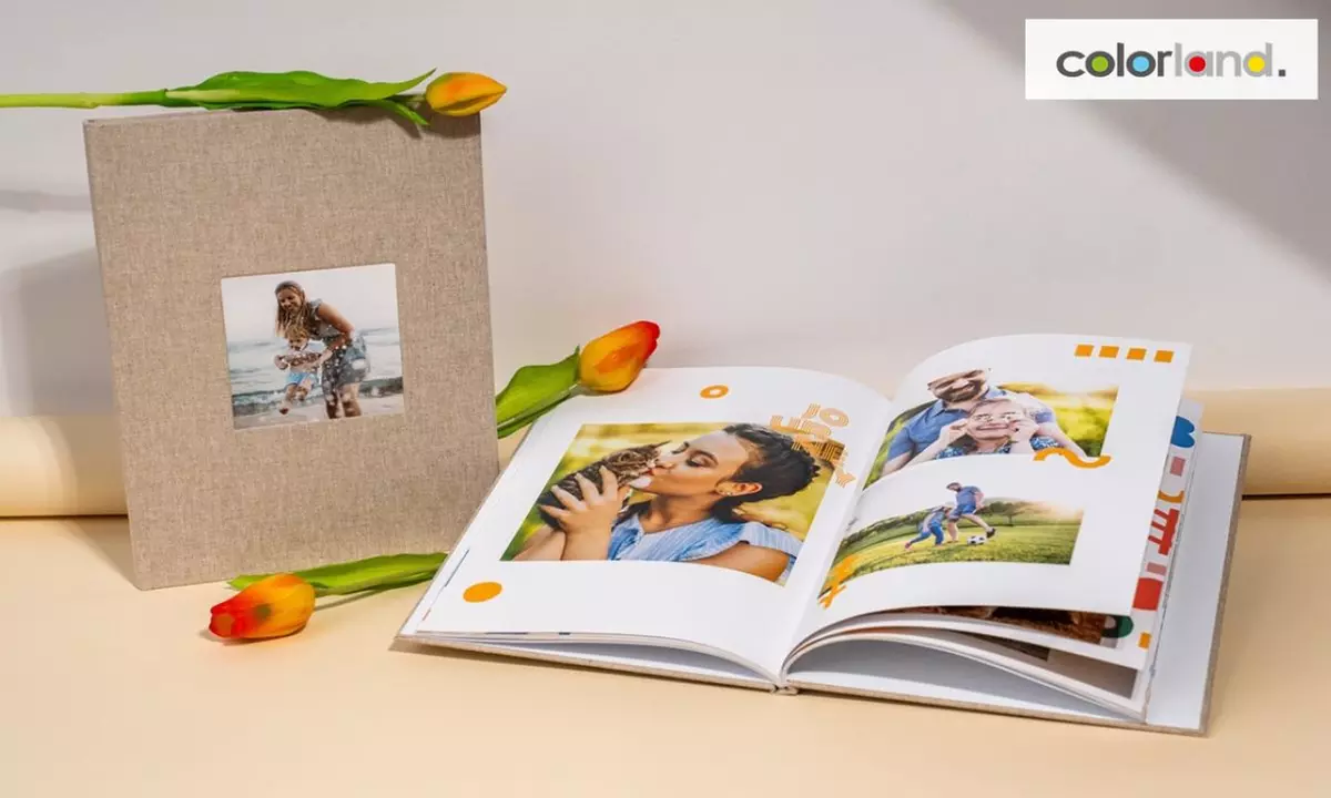 Livre photo A4 premium épais avec Colorland