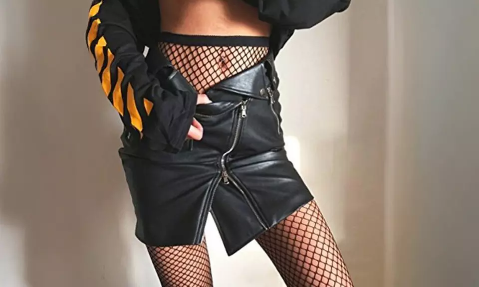 4 Packs Magik Women Fishnet Stocking Cross Seamless Nylon Mesh Tights Pantyhose