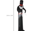 Image 19: HomCom Halloween Inflatable Decorations, Ghosts and Skeletons