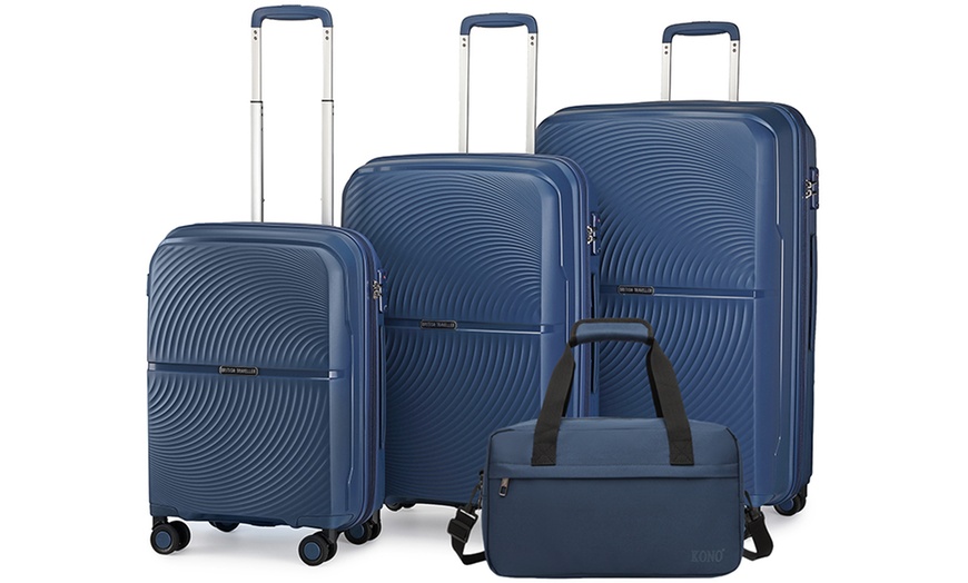 Image 5: Hard Shell Suitcases and Travel Bag Set