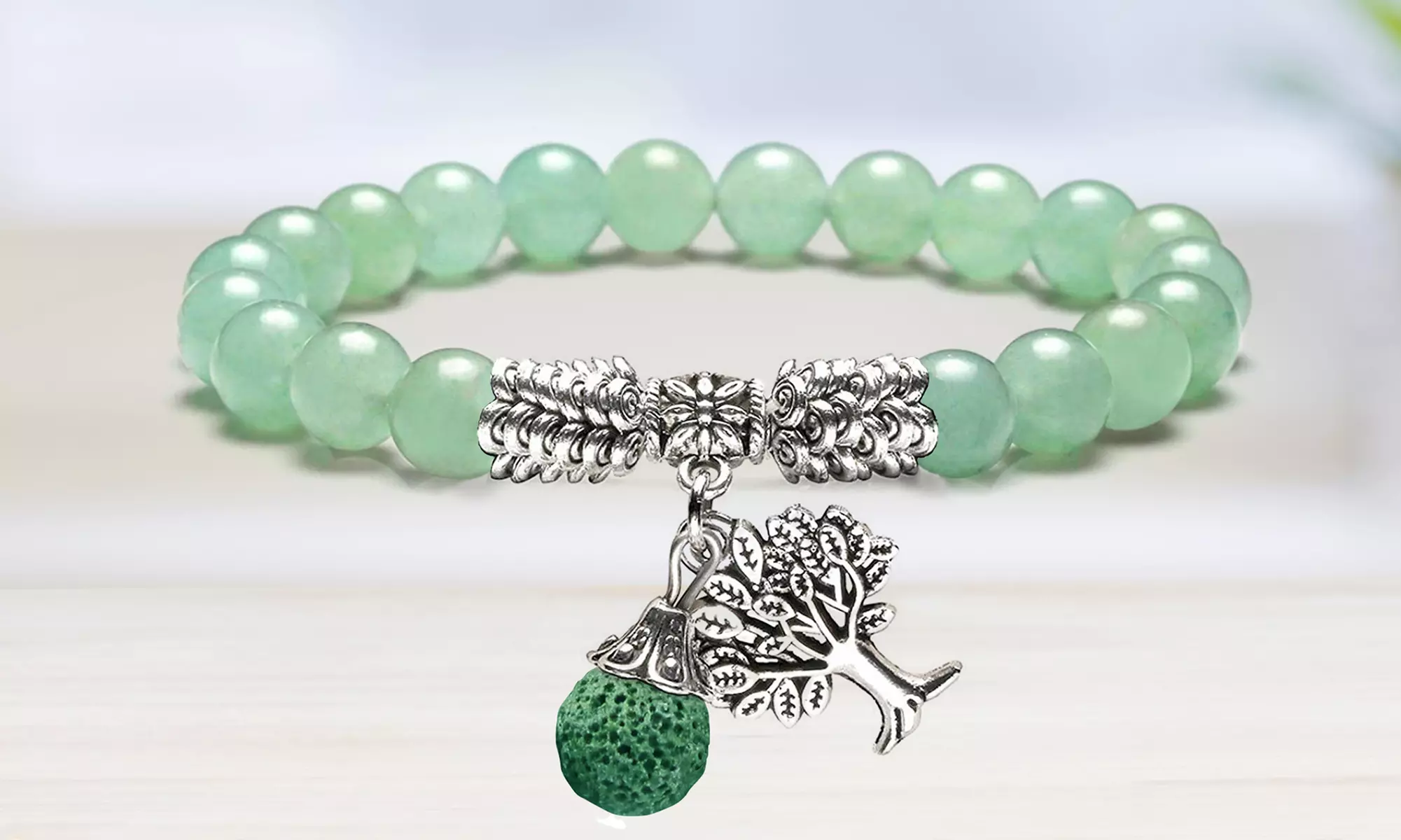 Tree of Life Lucky Charm Stretch Bracelet