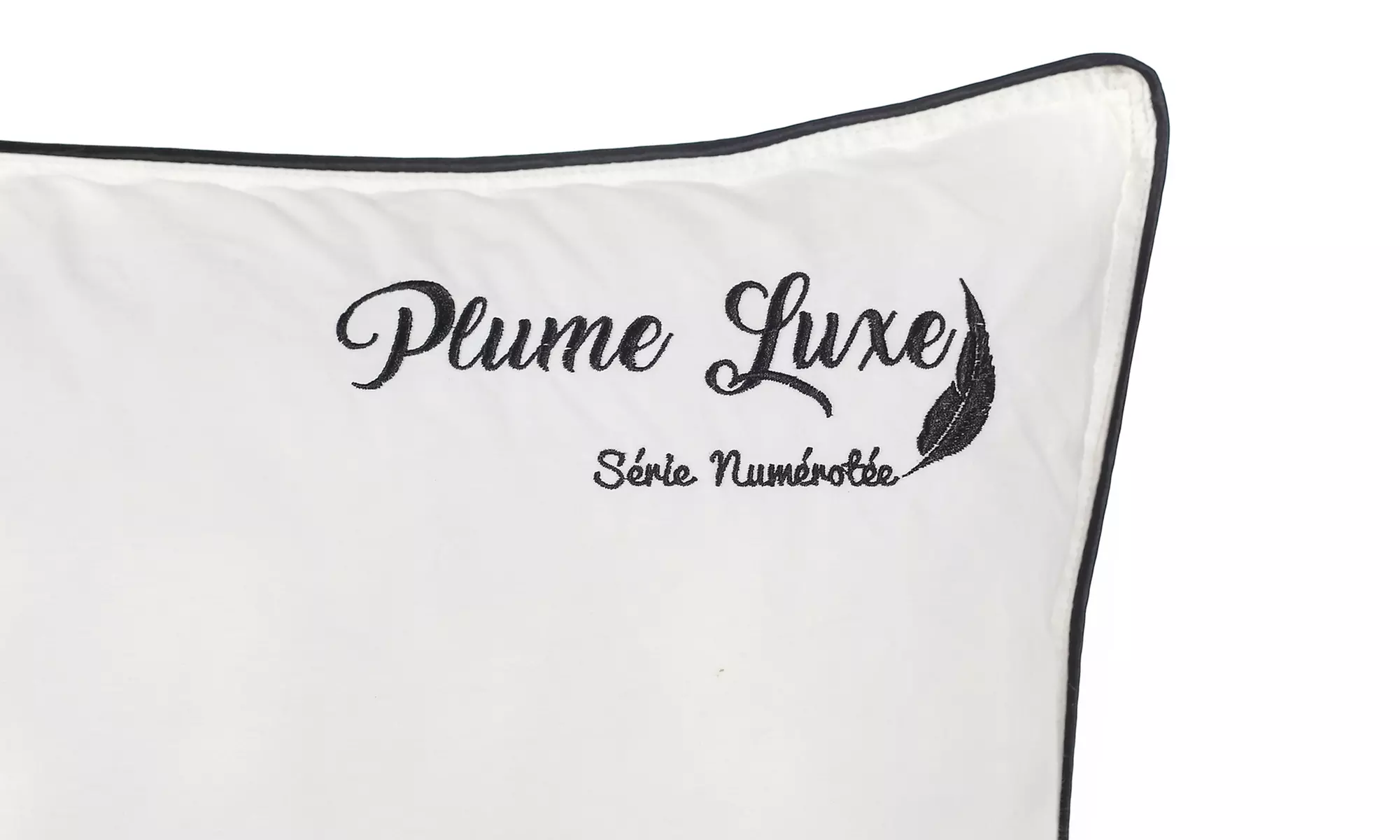 Oreillers ''100 % Plumes'' broderie luxe, Sampur