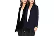 Women's Casual Long Sleeve Open Front Draped Cardigan (Pack of 2) - Second Medium