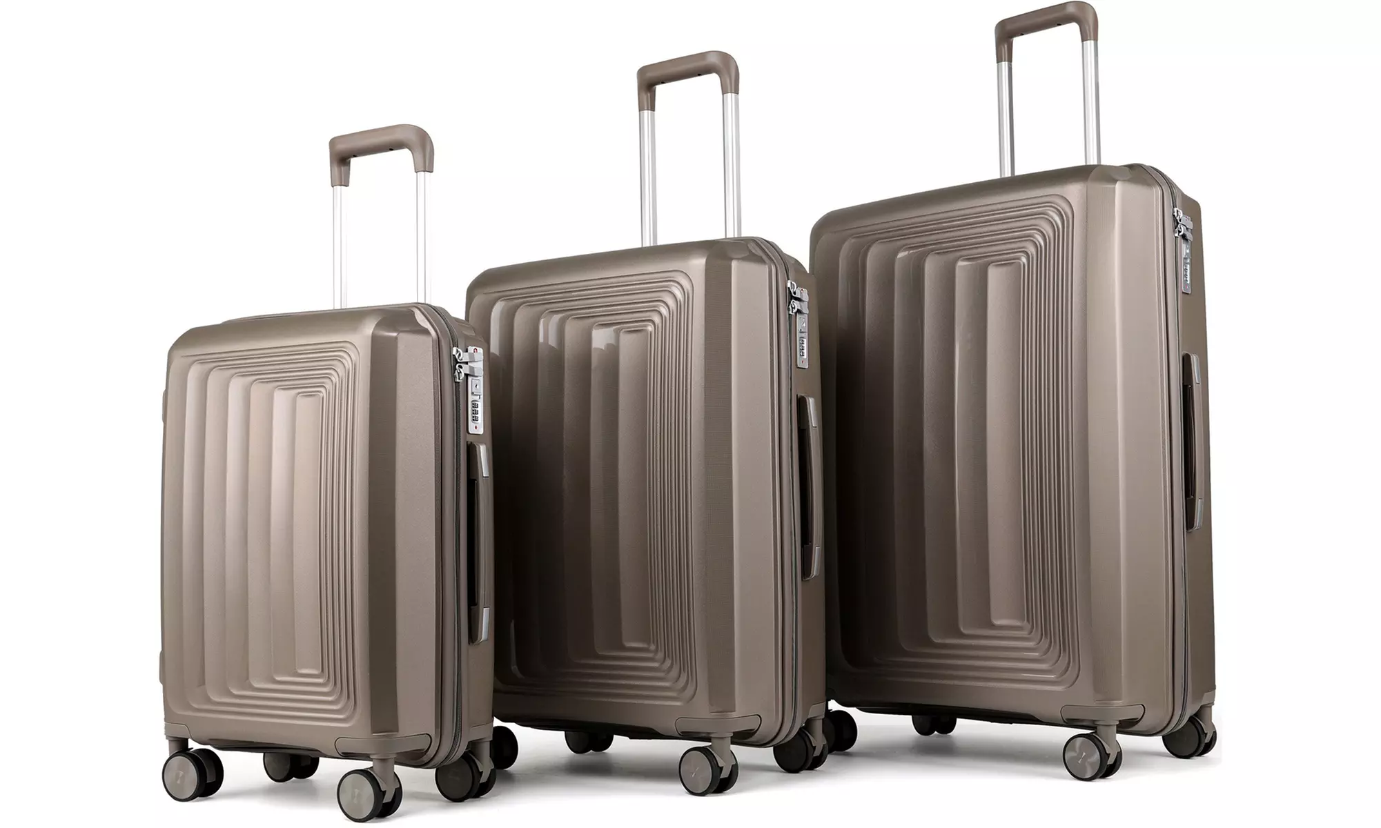 Set van 3 koffers met harde buitenkant van het merk Royalty Line