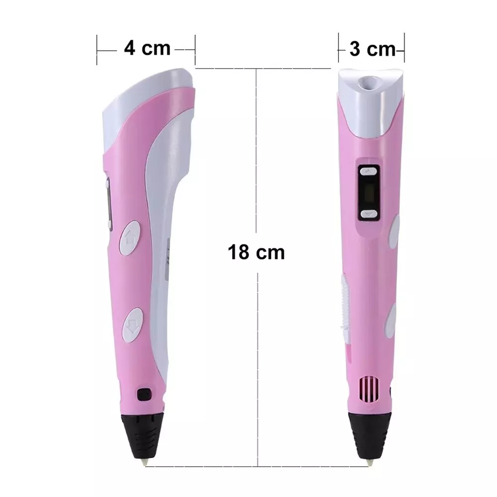 Stylo d'impression 3D avec recharge de 20 filaments en option