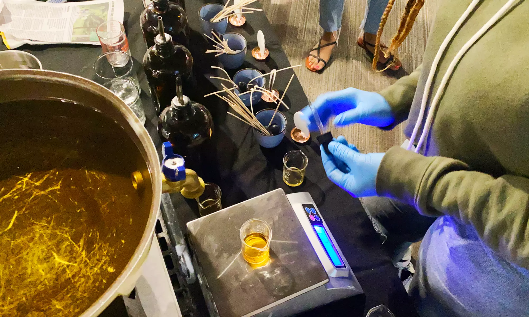 Scent & Stillness: Yoga, Candle-Making and More for One or Two