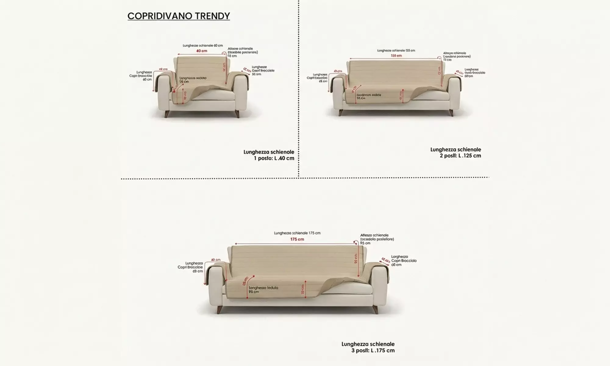 Wasserabweisender, wendbarer Bezug für Sessel oder Sofa