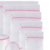 Image 14: 90L Large Laundry Basket Mesh Laundry Wash Bags for Socks Underwear Hosiery Bras