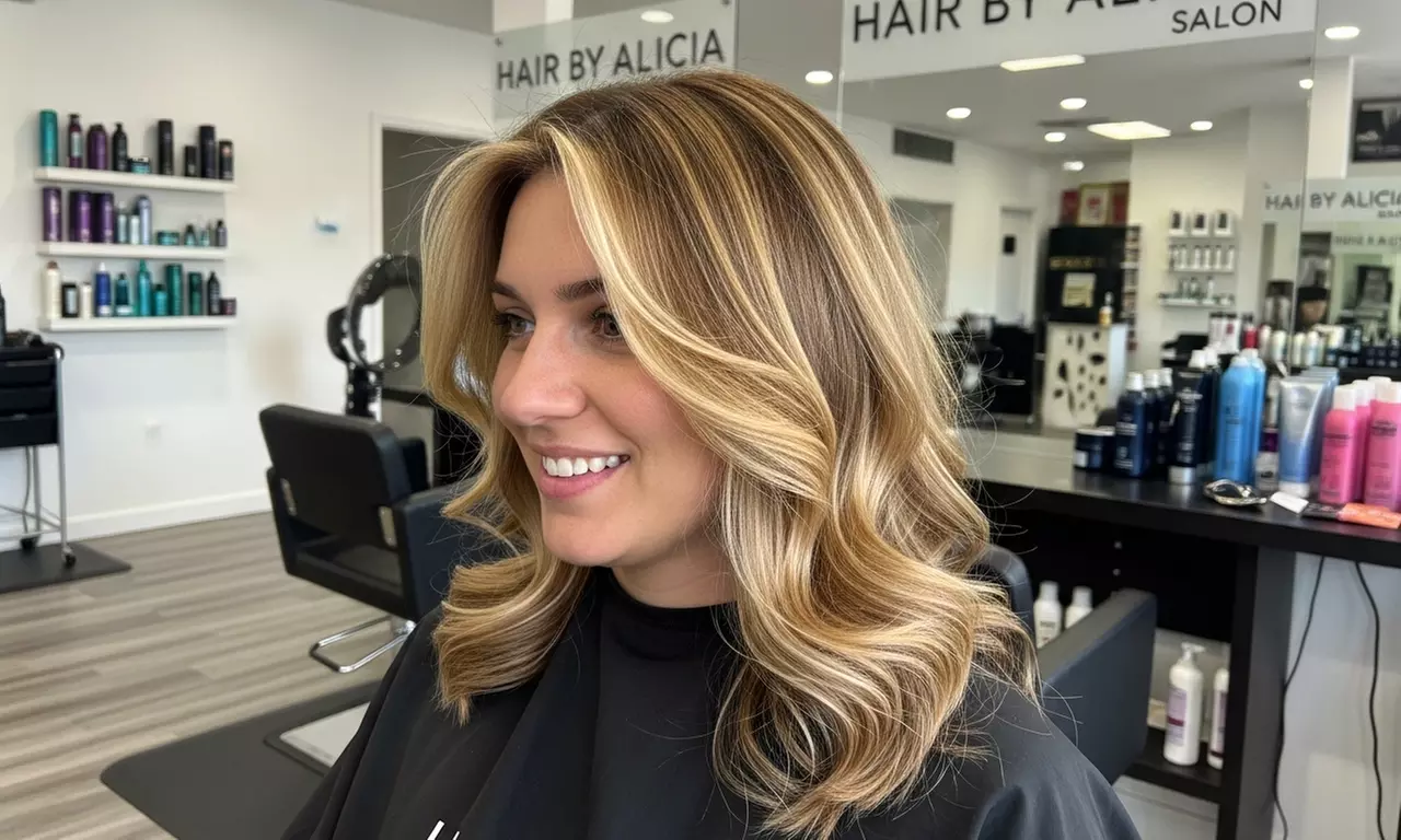 Hair Cut or Trim, Shampoo & Blow-Dry with Optional Color or Highlights