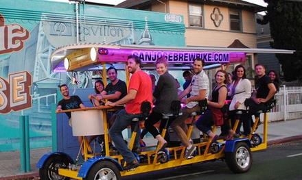 2 Hour Tour- 6 Seats - San Jose Brew Bike