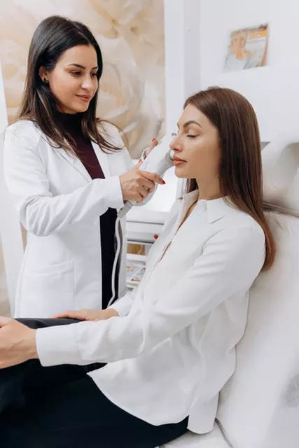 1 or 3 Cryo Skin-Tightening Treatment-Face, Neck, Upper Legs & Calves