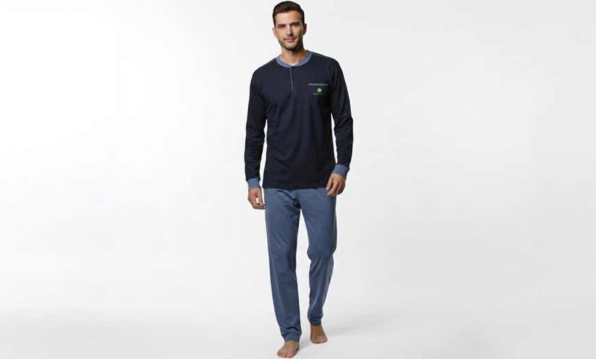 Image 10: Pyjamas en coton Nottingham Uomo