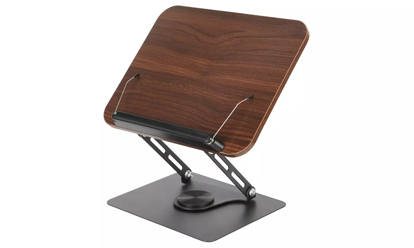 NewHome Adjustable Wood Book Stand and Tablet Holder