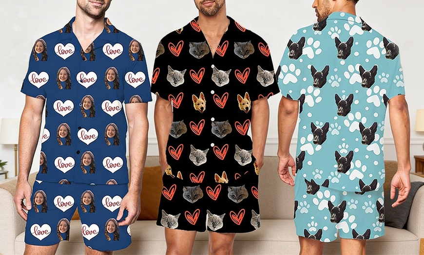 Image 14: Custom Photo Pajama Set from Justyling — Full or Half Set