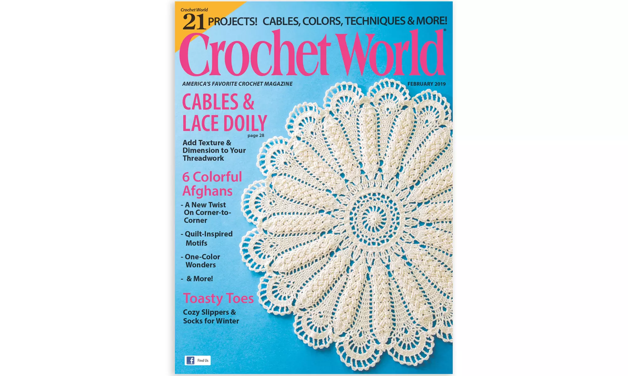 One-Year Subscription to Crochet World Magazine (36% Off) - Primary Image