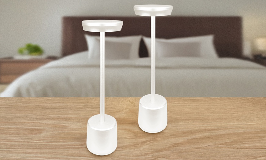 Image 36: Set di 2 lampade a led