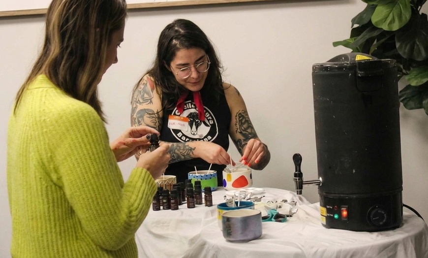 Image 6: Candle Making Class for One, Two, or Four 