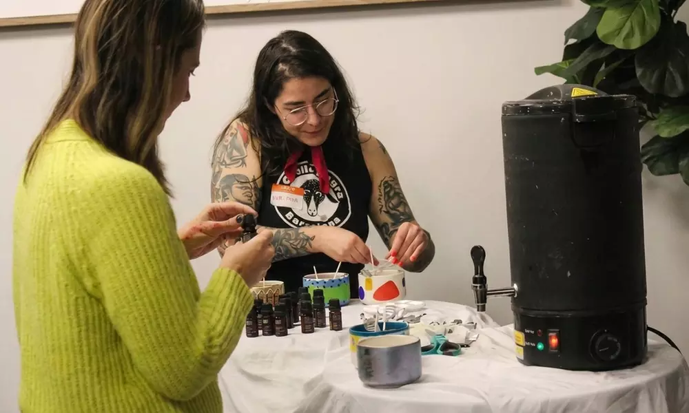 Group Candle Making class for One, Two, or Four - 2hrs