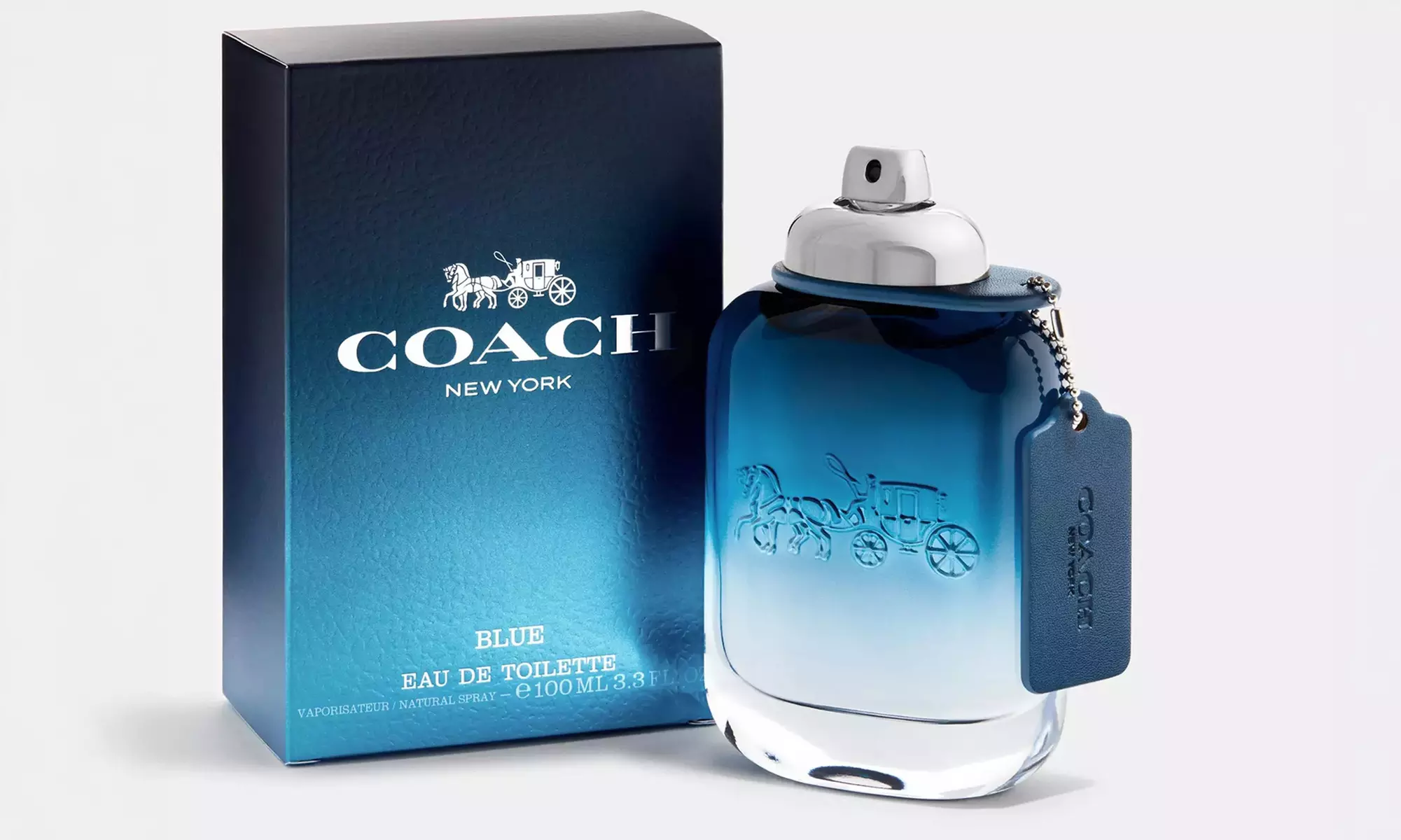 Coach New York Blue Eau de Toilette for Men 3.3 Fl. Oz. (Tester or Retail Box) - Primary Image