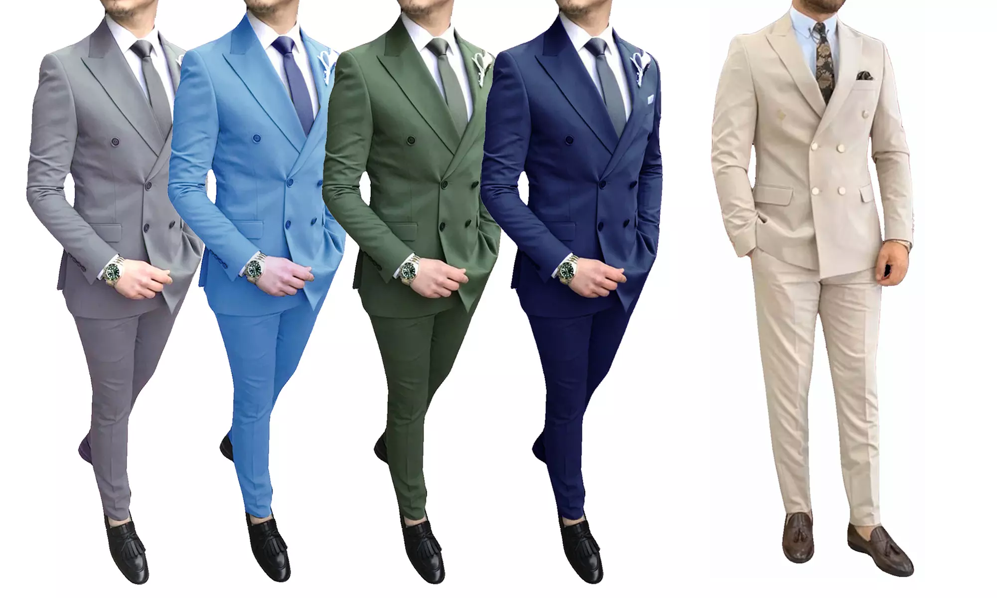 Abito uomo taglio sartoriale 100% cotone