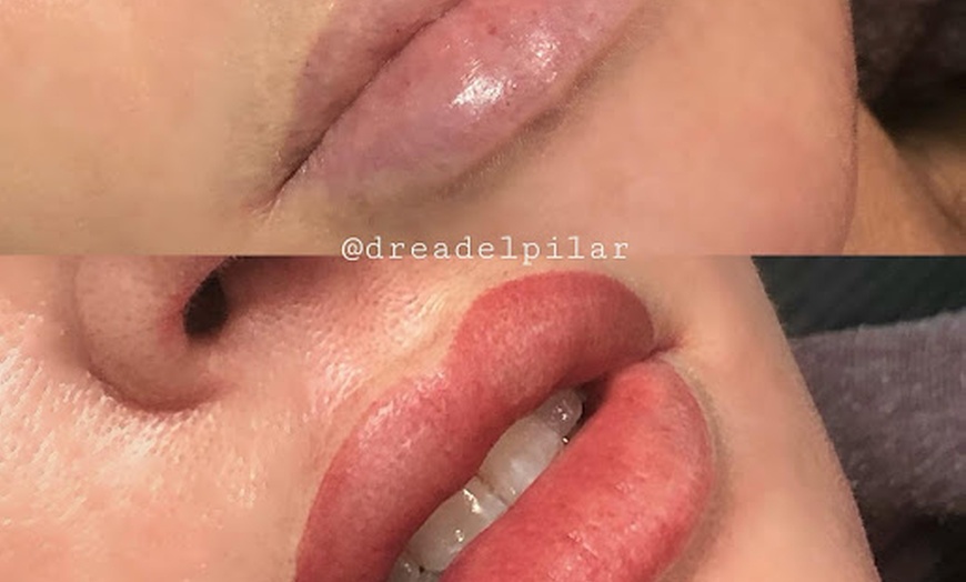 Image 2: Choice of permanent eyebrow, eyeliner, or lipliner tattoo session