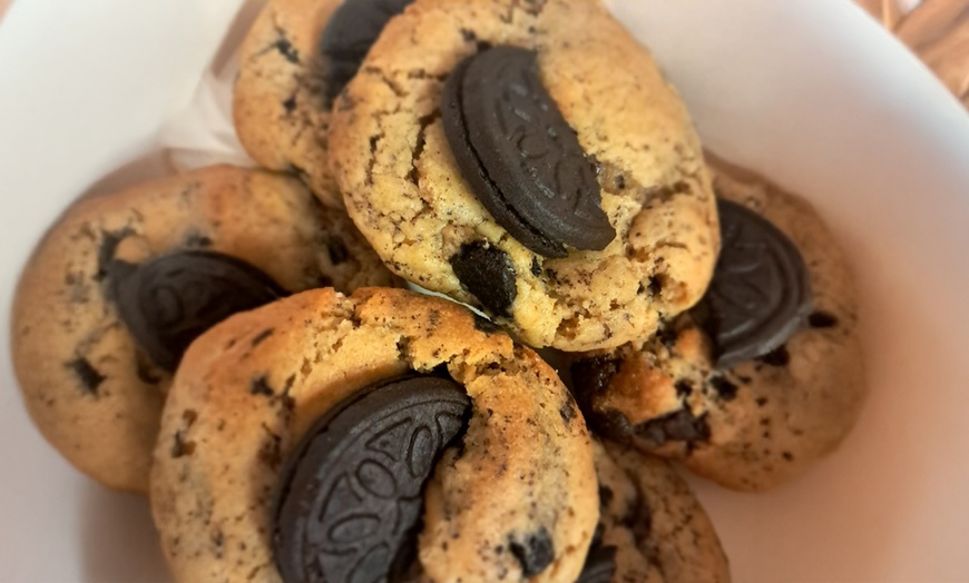 Image 1: Cookies grandes artesanales con café y packs variados para llevar