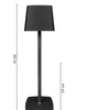 Image 45: Lot de 2 lampes LED design moderne