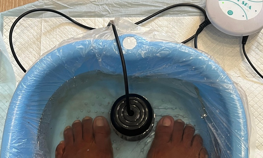 Image 2: Feel Refreshed with Two, Four, or Six Ionic Foot Detox + Foot Massage