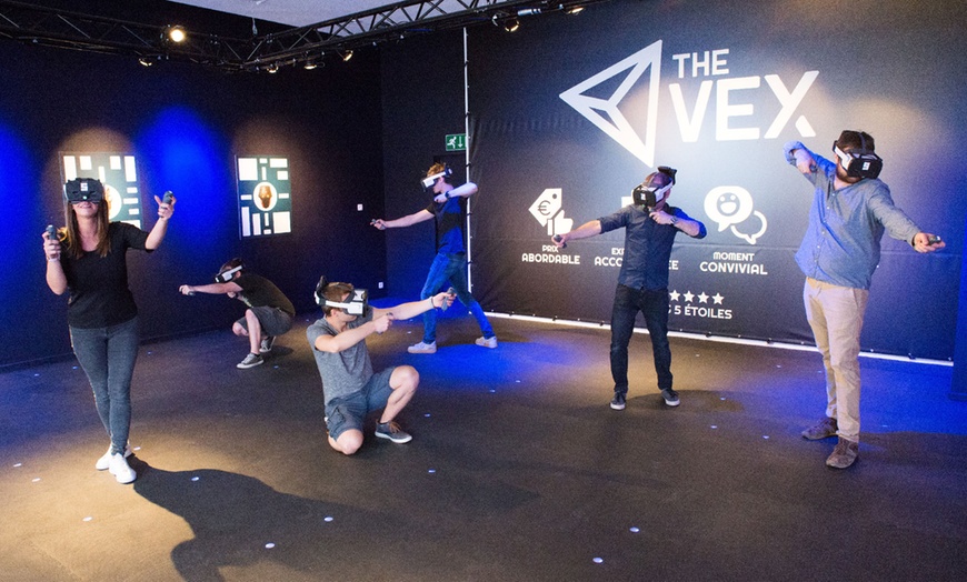 Image 3: Juego de realidad virtual Spark VR y pizza gigante para 4 personas