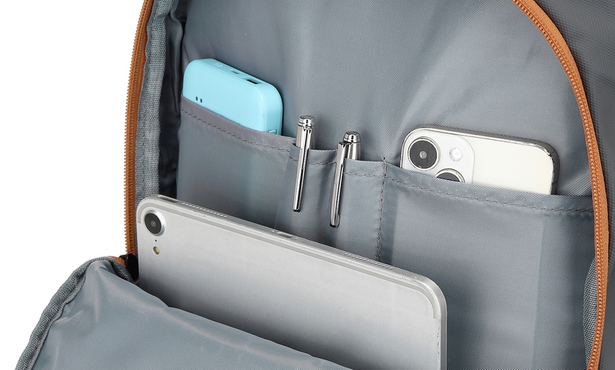 Image 15:  Mochila urbana impermeable con revestimiento 